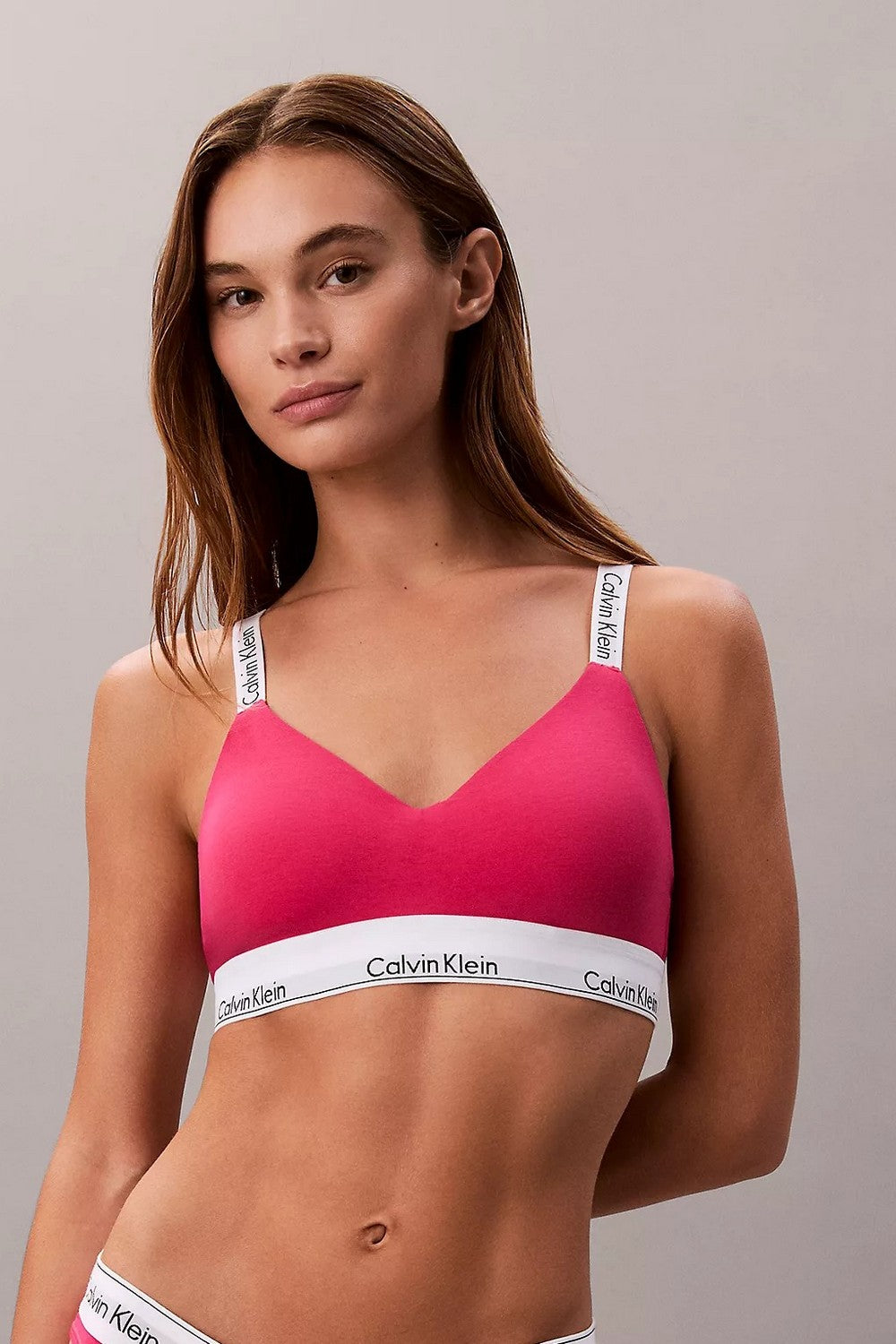 Бюстгальтер з логотипом 497672310 pink Calvin Klein
