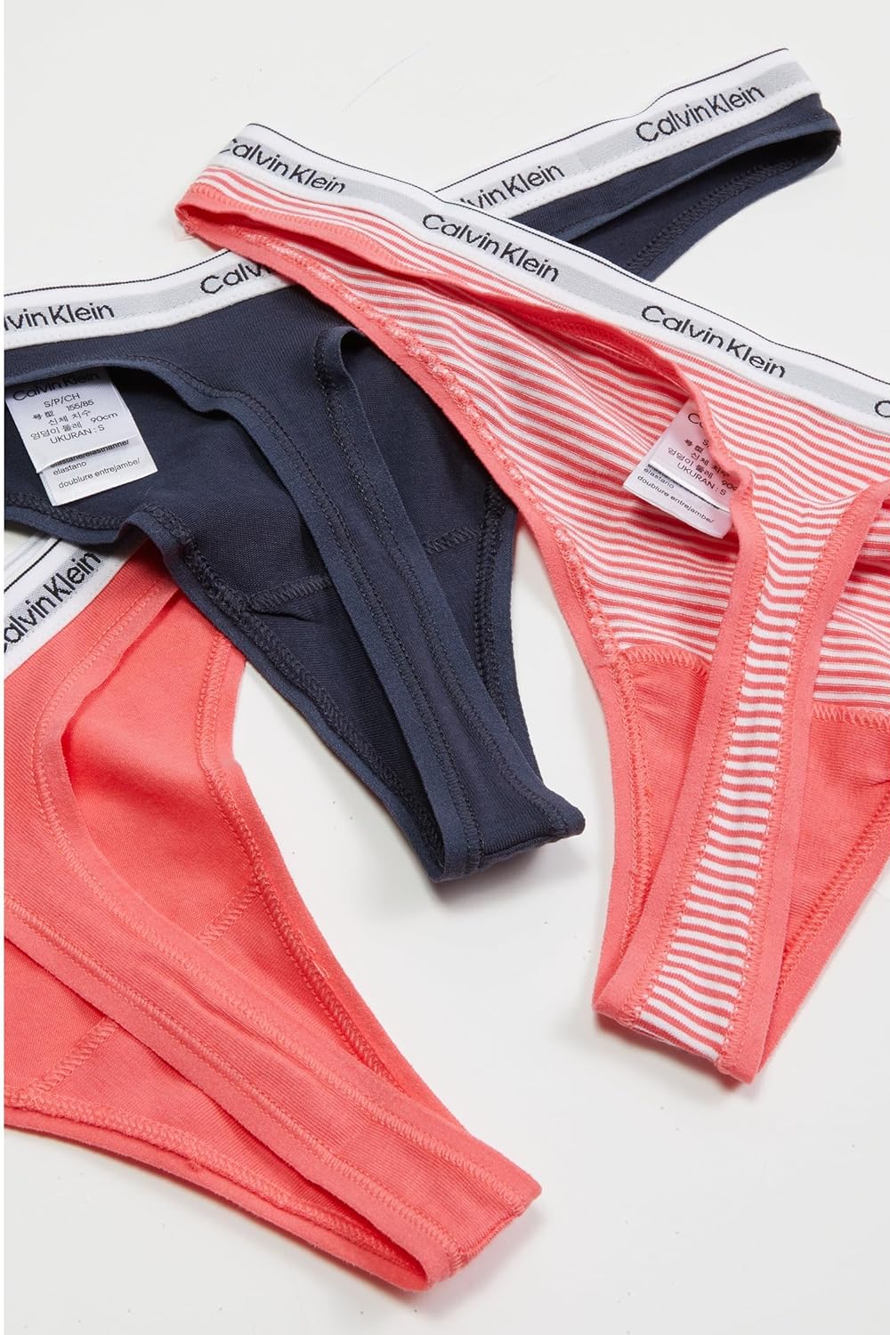 Хлопковые трусики стринг 53496478 (3 шт.) multi