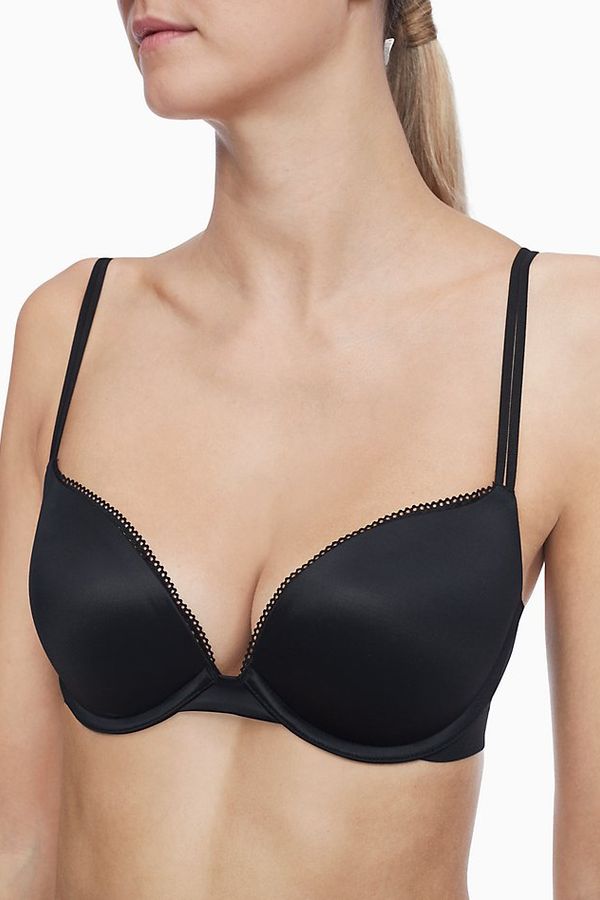 Гладкий бюстгальтер push-up 772718526 black