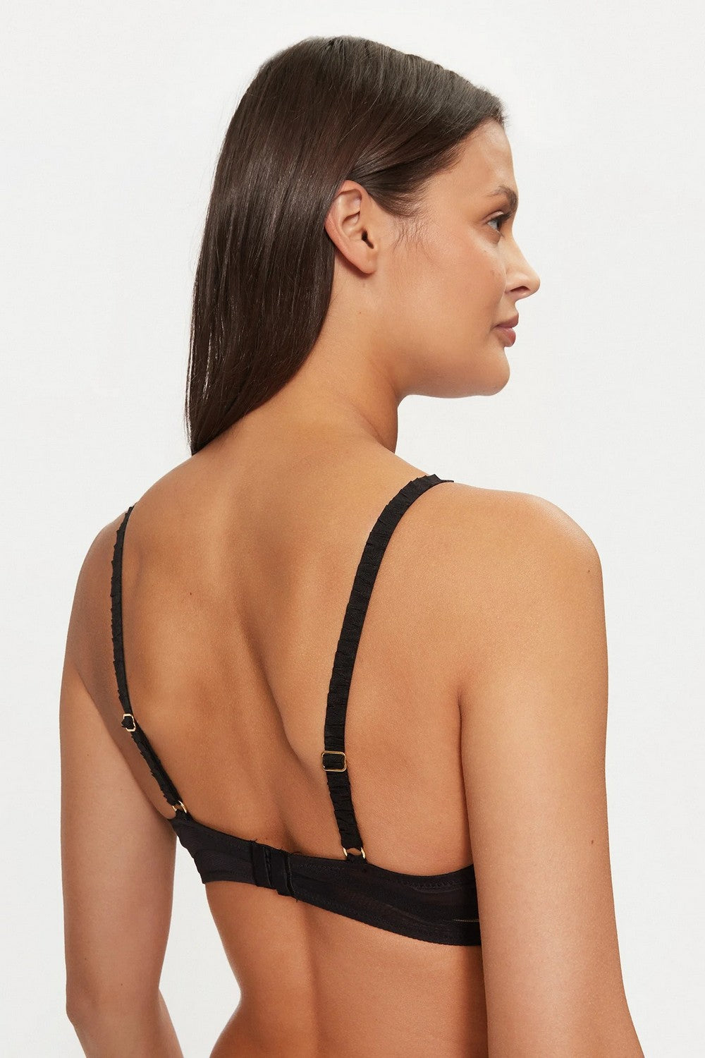 Мягкий бюстгальтер с ремешками 019M9 Ester Manas black