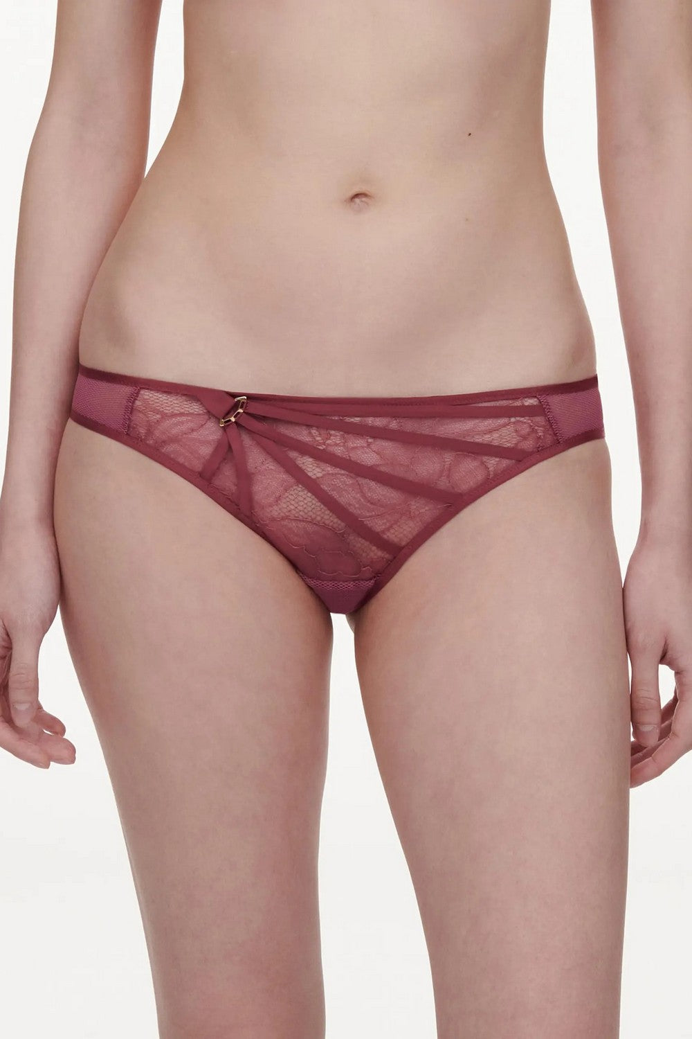 Трусики слип с кружевом 01AA0 Xquisite sepia