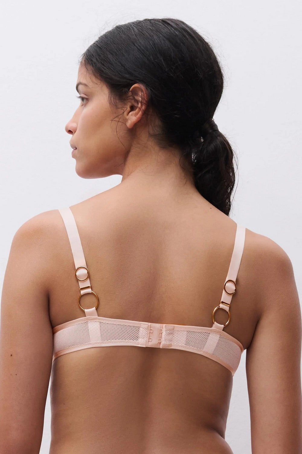 М'який бюстгальтер з мережива 01AMA Xquisite taffeta pink