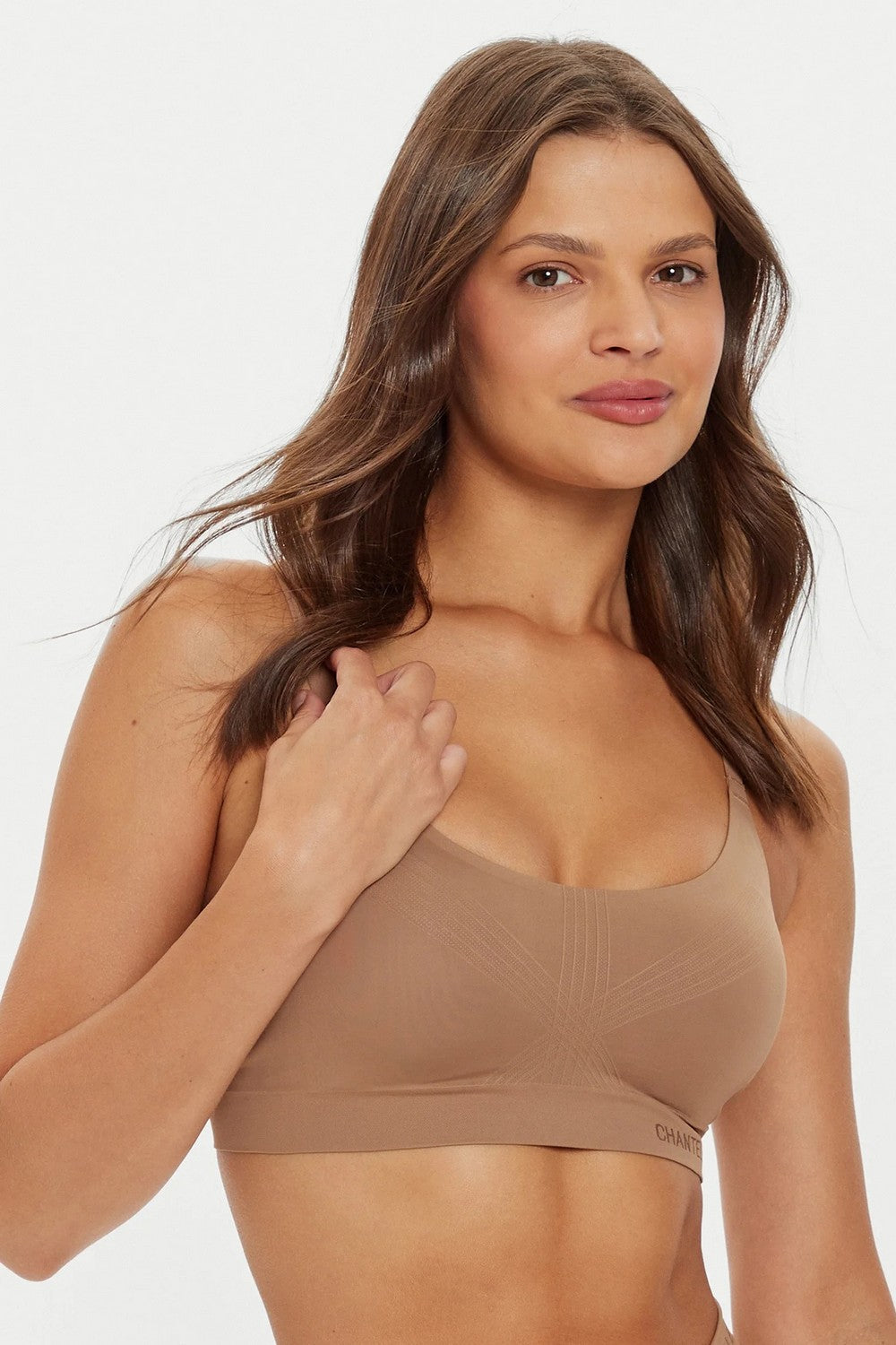 Бесшовный топ с логотипом 10U1 Smooth Comfort terracotta