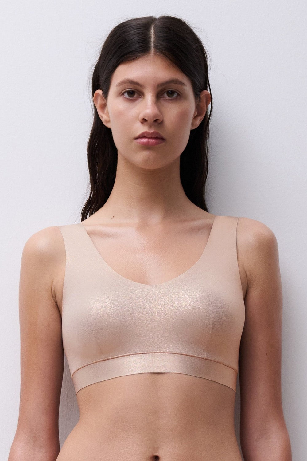 Безшовний бра-топ 11DQ1 Soft Stretch Shimmer golden glow