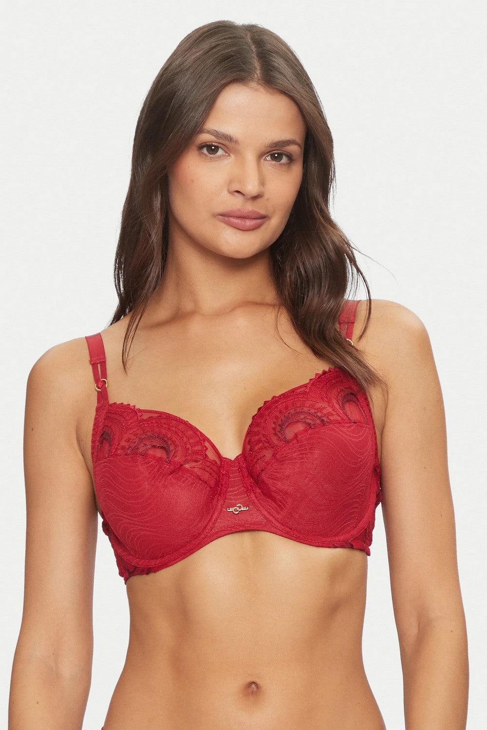 Кружевной бюстгальтер спейсер 11YMU Mystic Dream passion red