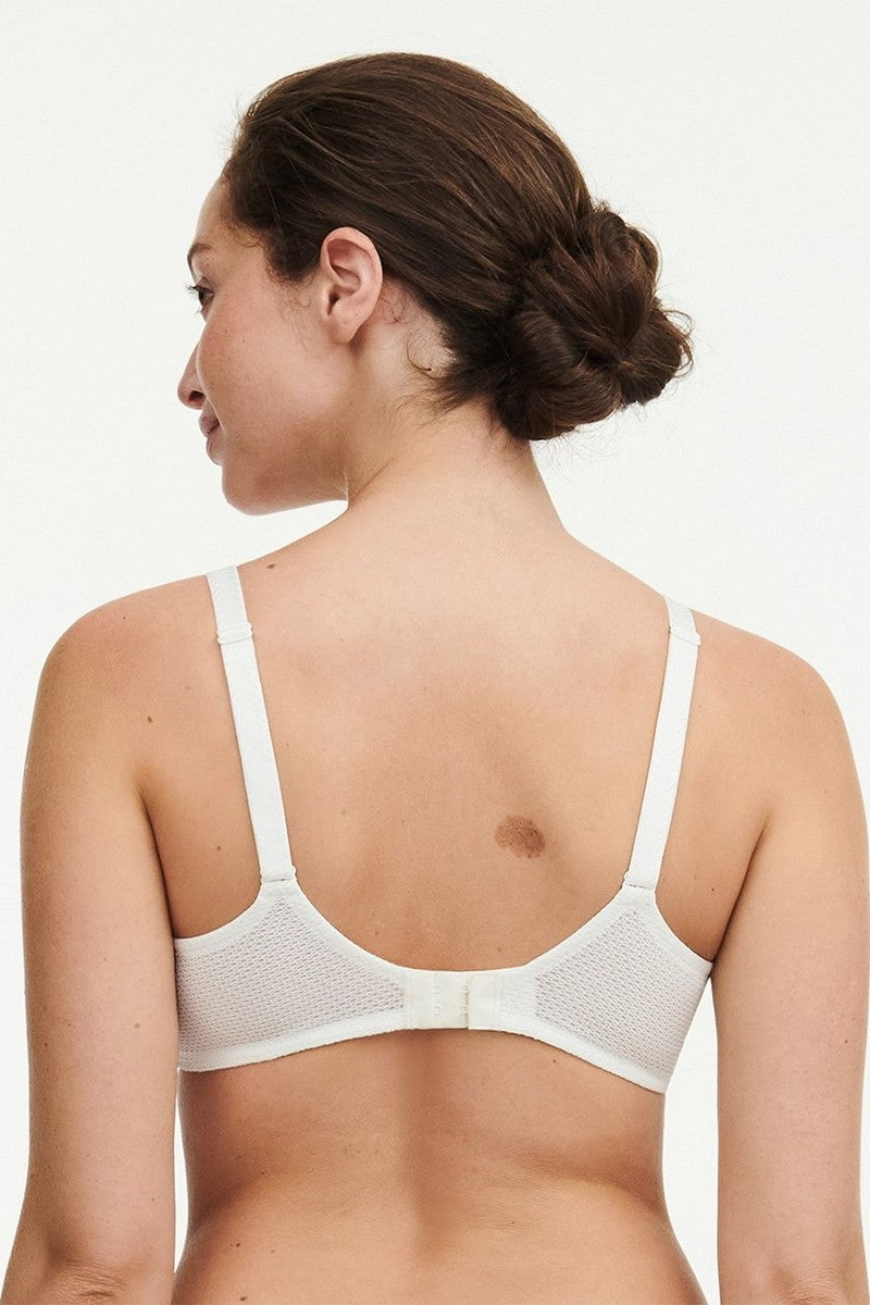 Мягкий бюстгальтер из кружева 12M5 Fleurs milk/black