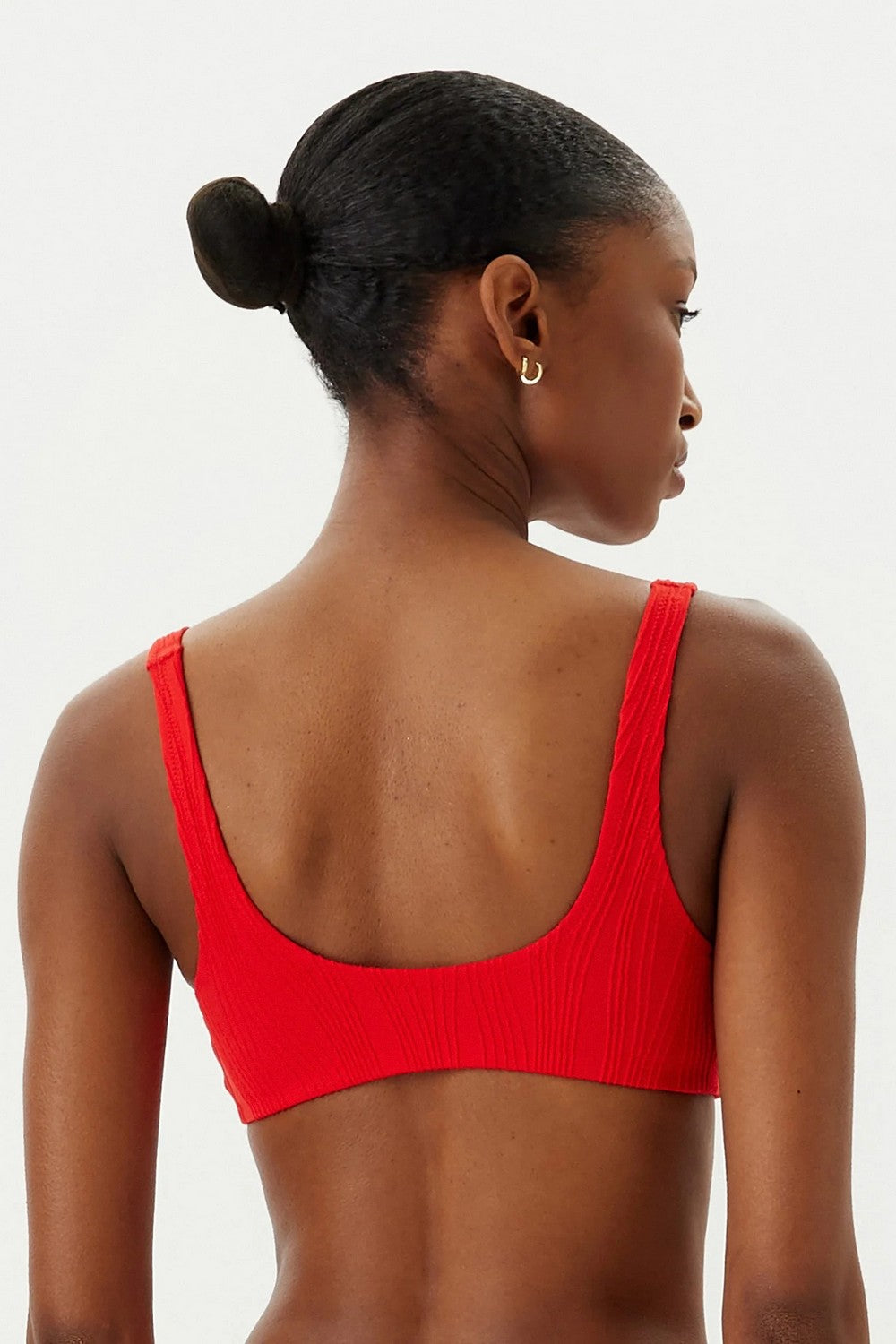 Купальный топ с мягкими чашками 12VQ0 Pulp cherry red