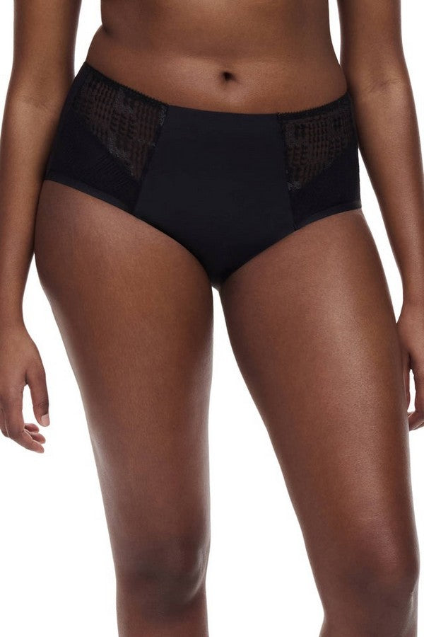 Трусики слип с высокой талией 13WC6 Intrigue black