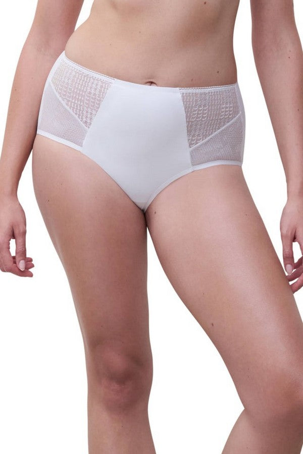 Трусики слип с высокой талией 13WC6 Intrigue white