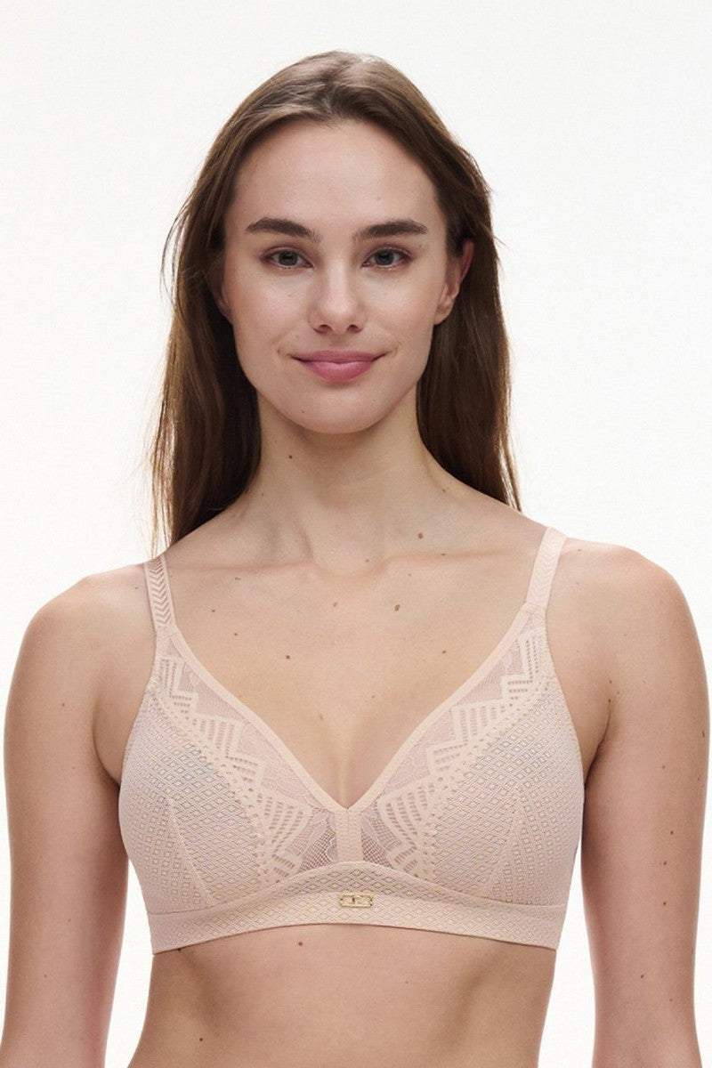 Мягкий бралет из кружева 13XP0 Origins beige dore