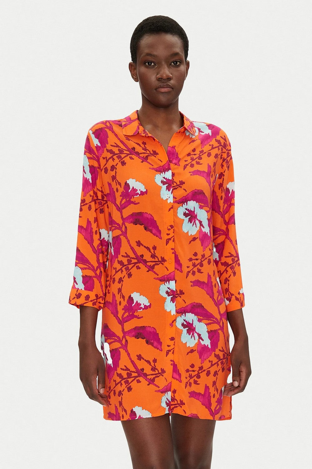 Пляжная туника с принтом 14YJ0 painted flowers