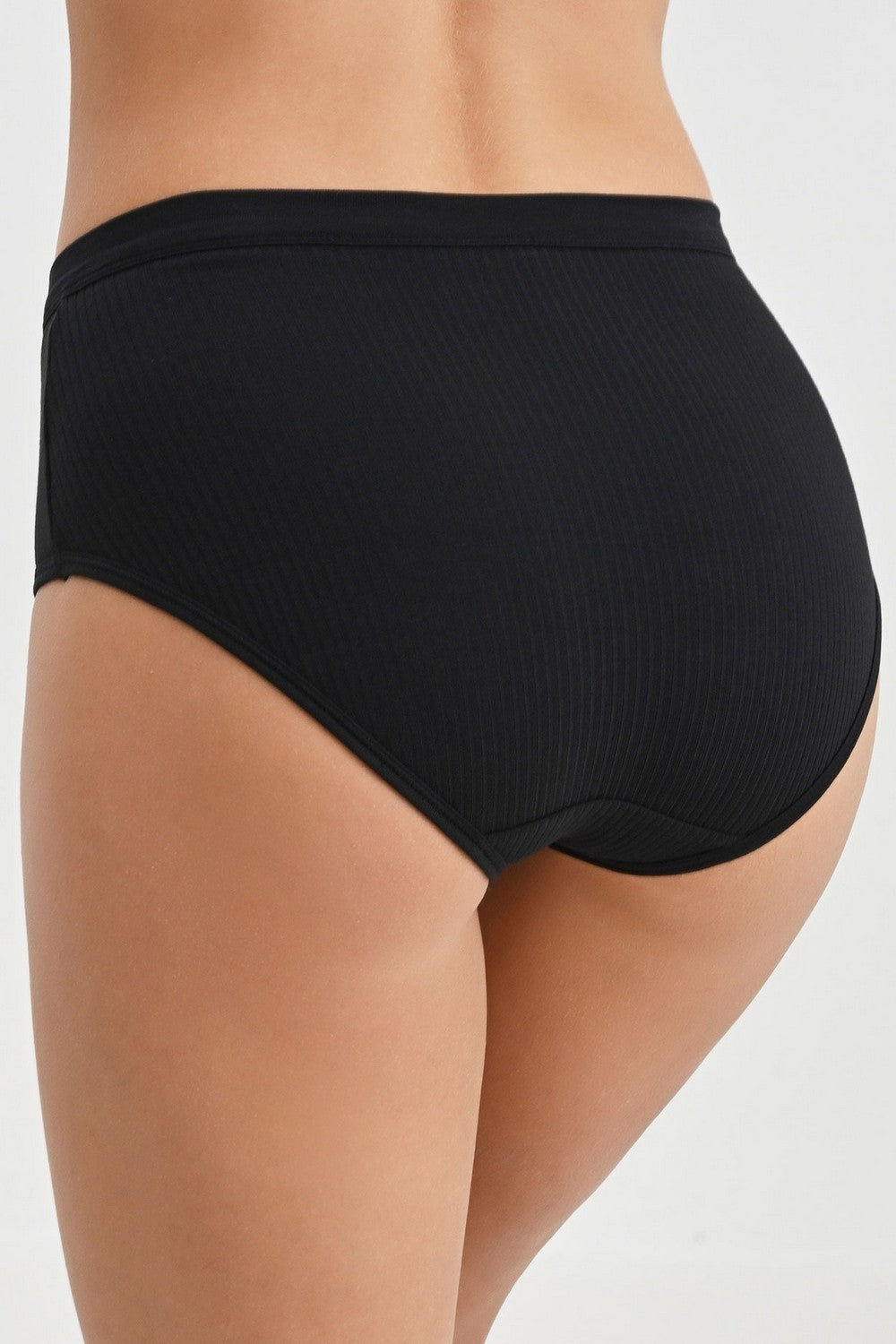 Высокие трусики слип 15P7 Cotton Comfort black