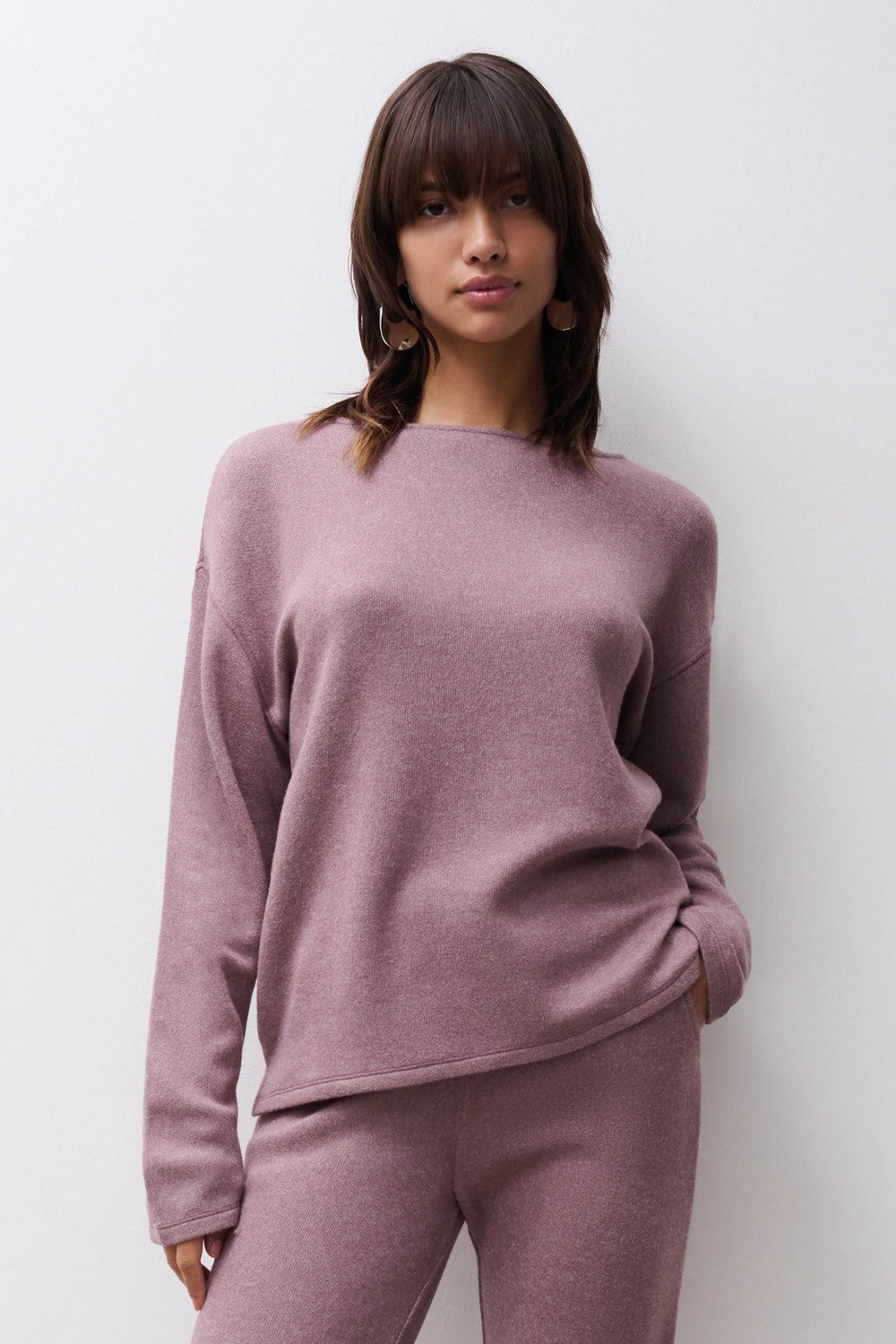 Домашняя кофта из вискозы 15WJ0 Jerry deep taupe