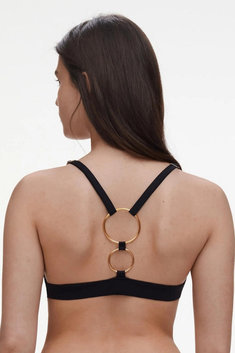 Купальный бюстгальтер с застежкой спереди 16ZQF Eclipse black