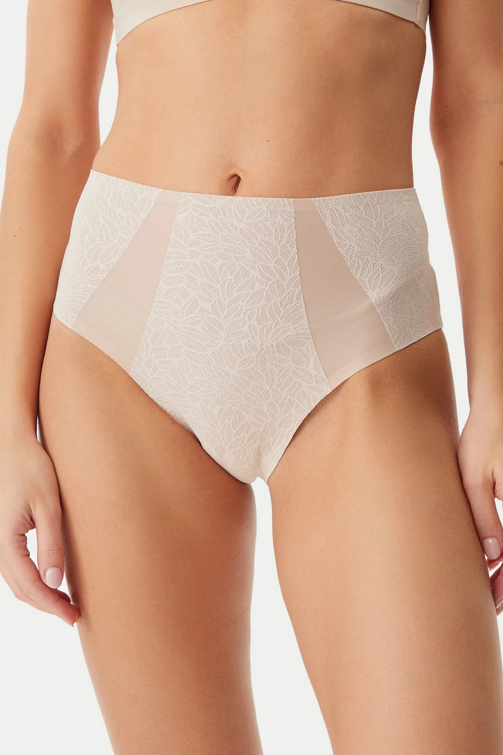 Бесшовные трусики слип 18IC5 Pure Lace beige dore