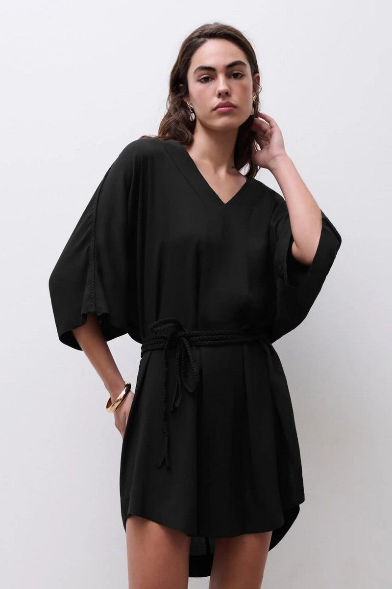 Пляжная туника из вискозы 18RW6 Influence black