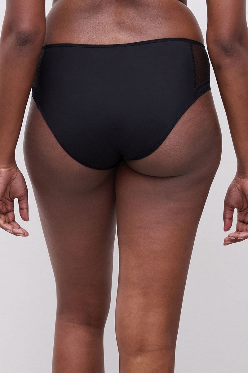 Трусики слип с микросеткой 19XC5 Romance black