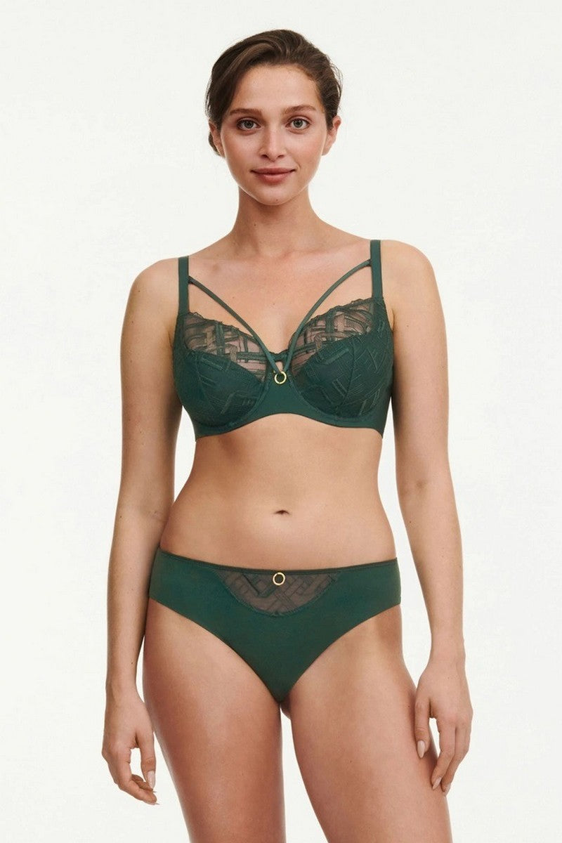 Трусики слип из микрофибры 21S3 Graphic Support empire green