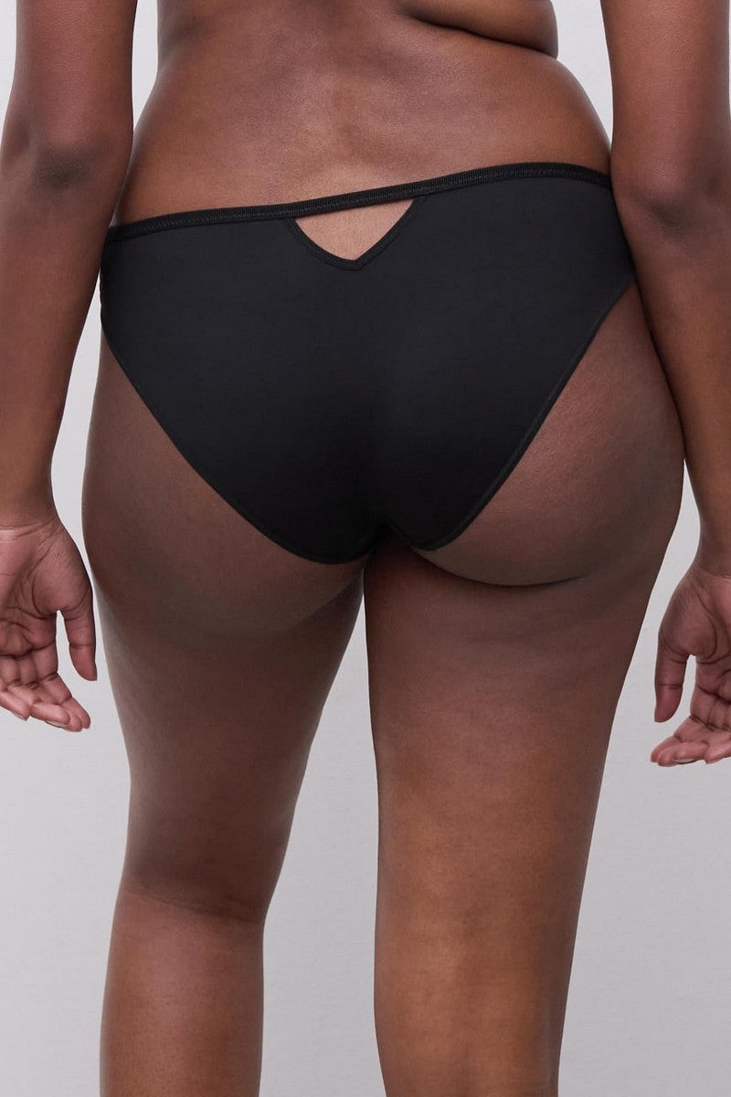 Трусики слип с кружевом 22NA0 Poison black