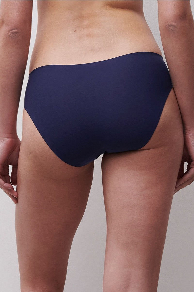 Бесшовные трусики слип 2643 Soft stretch marine blue