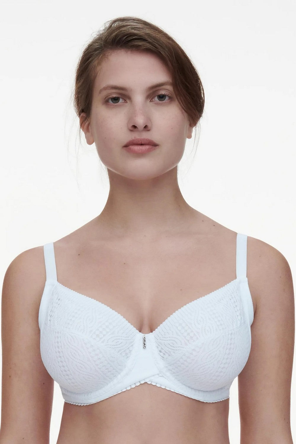 Кружевной бюстгальтер на косточках 915MU Easy Support white