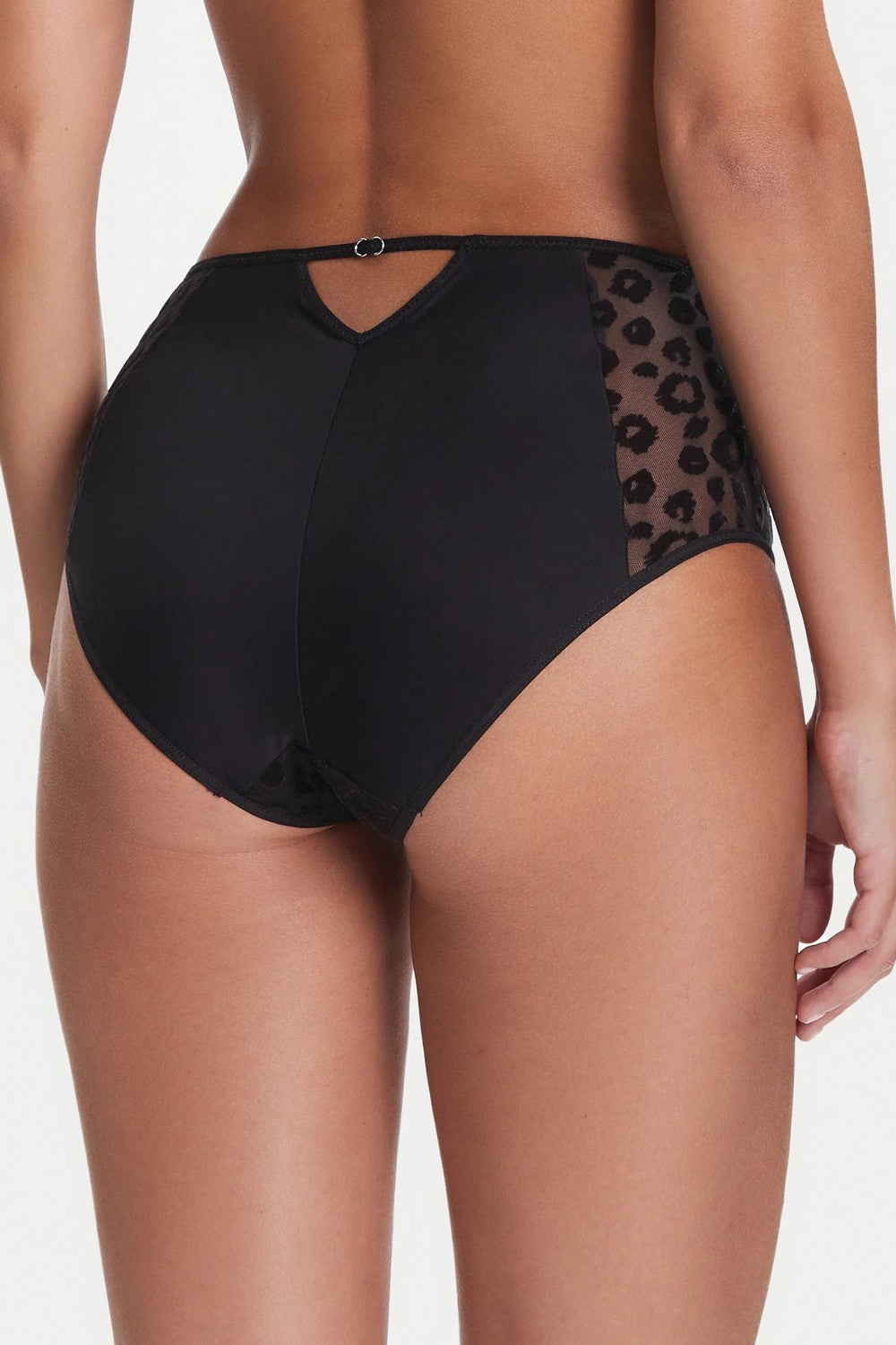 Высокие трусики слип Girls 22XC5 black