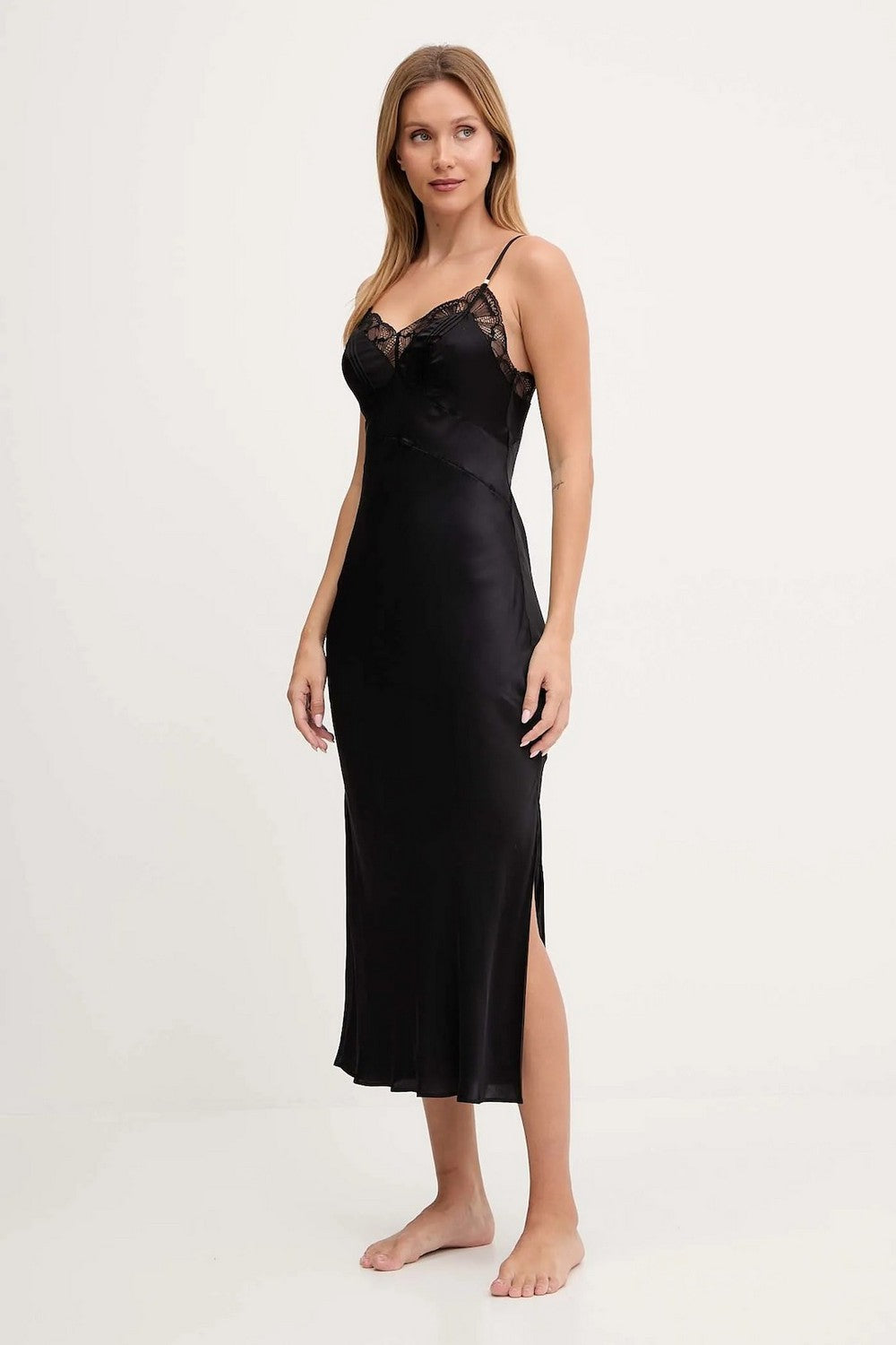 Длинная ночная сорочка 10ZW0 Romance black