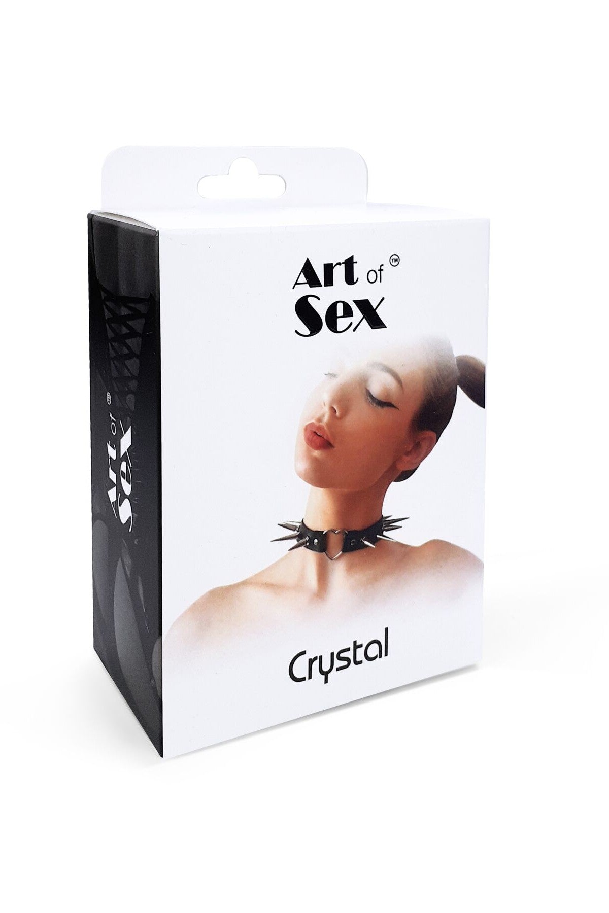 Чокер с шипами Crystal black