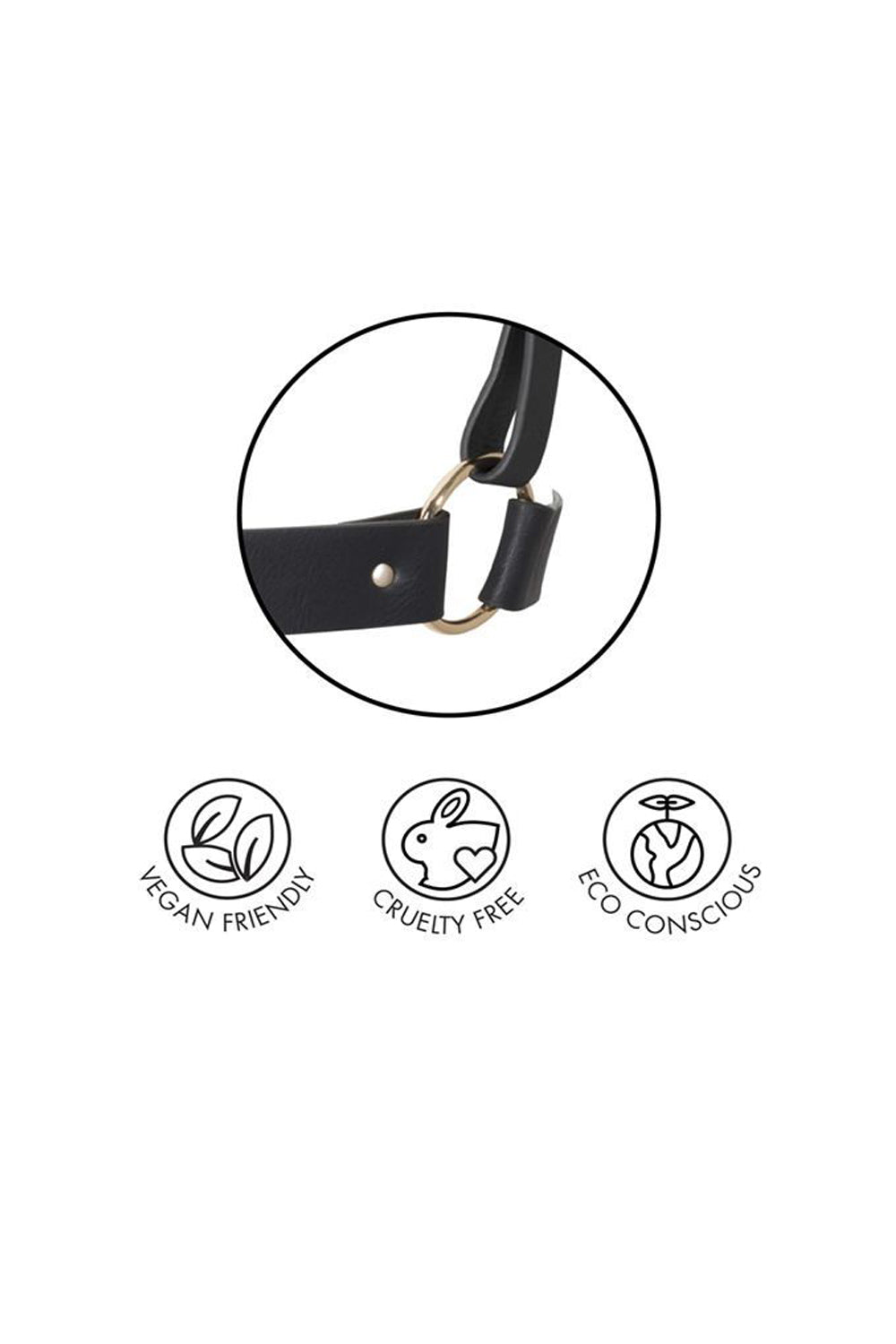 Портупея из эко-кожи H Harness Black