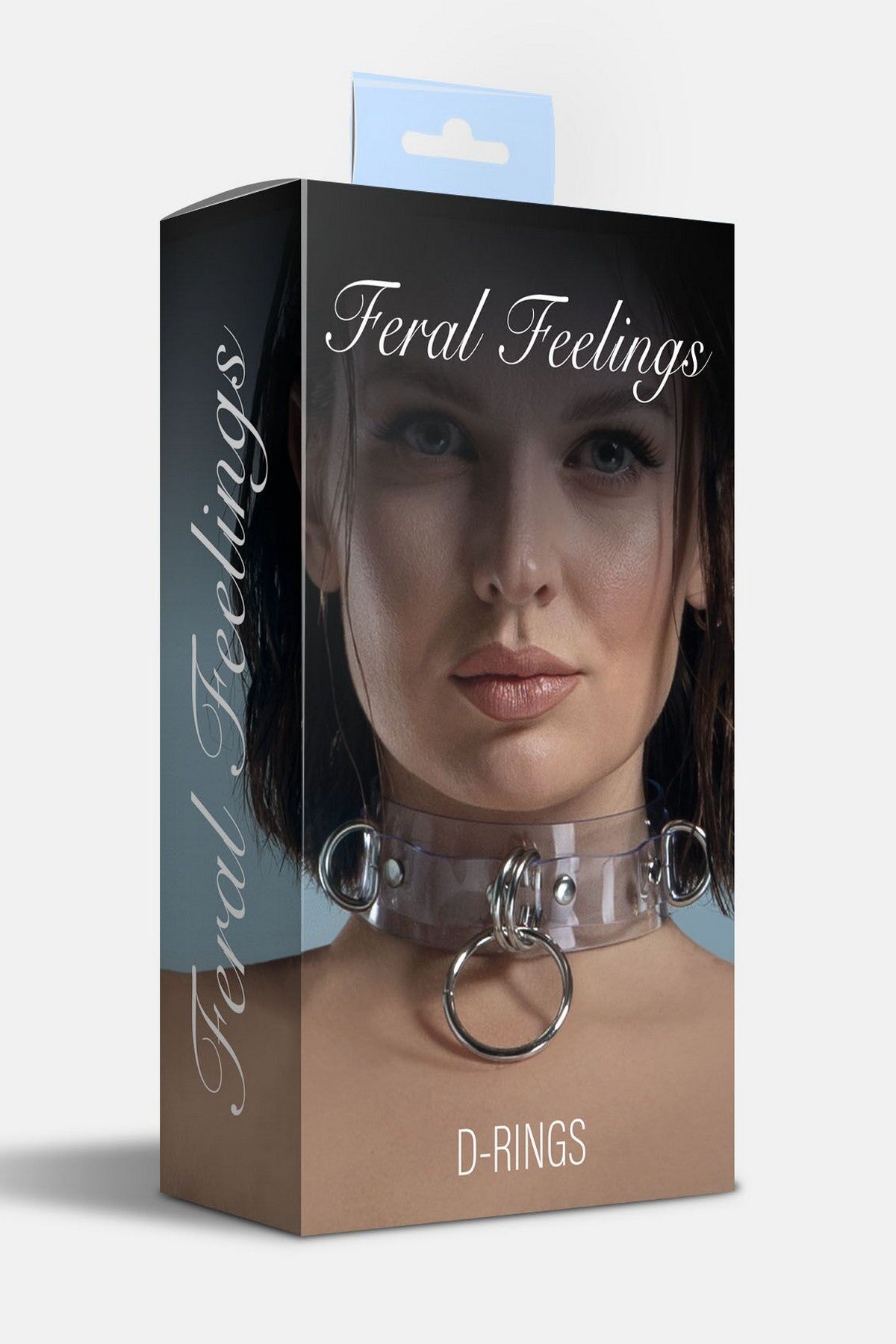 Кожаный ошейник для фиксации D-Rings transparent