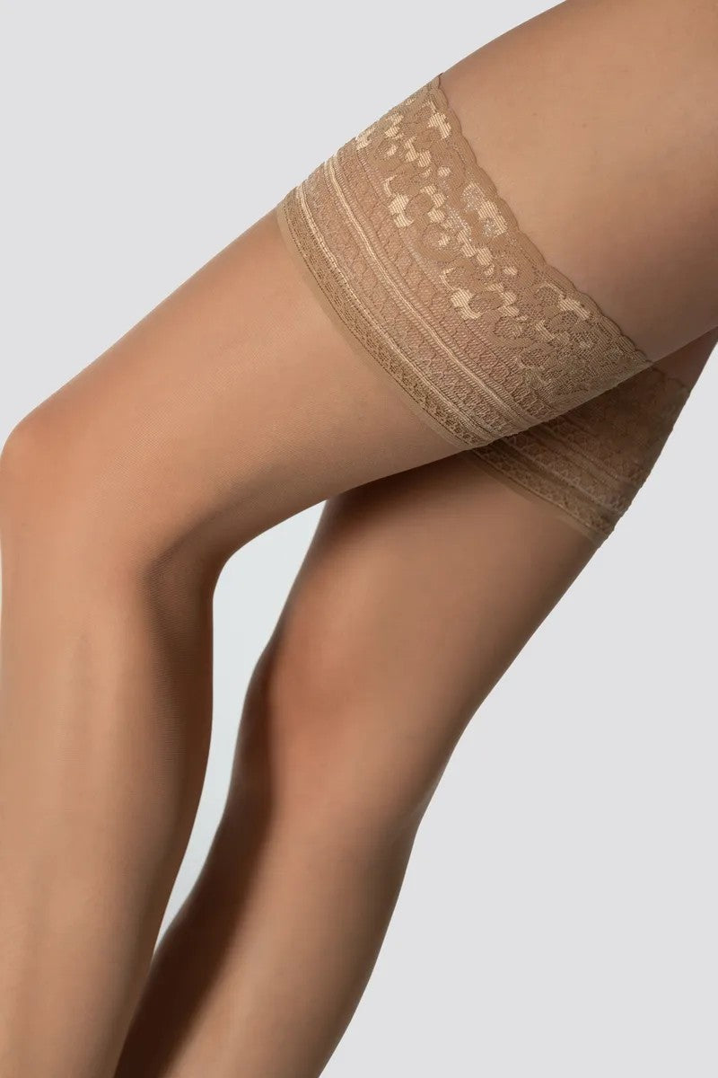 Чулки с кружевной коронкой Felice 15d