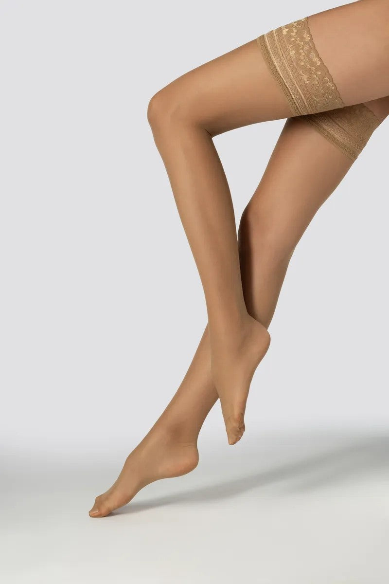 Чулки с кружевной коронкой Felice 15d