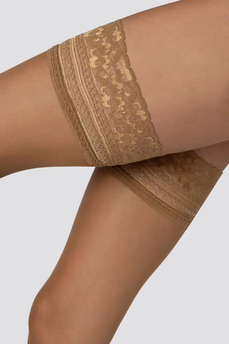 Чулки с кружевной коронкой Felice 15d