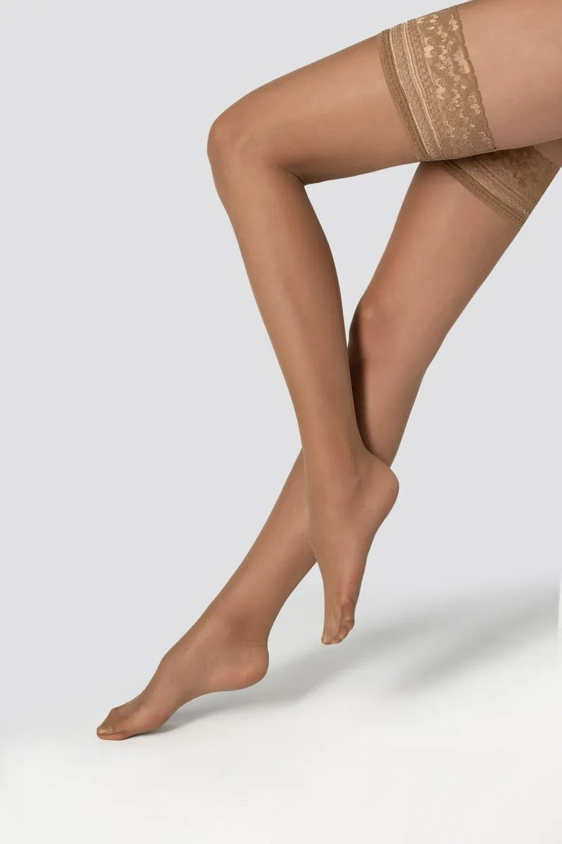 Чулки с кружевной коронкой Felice 15d