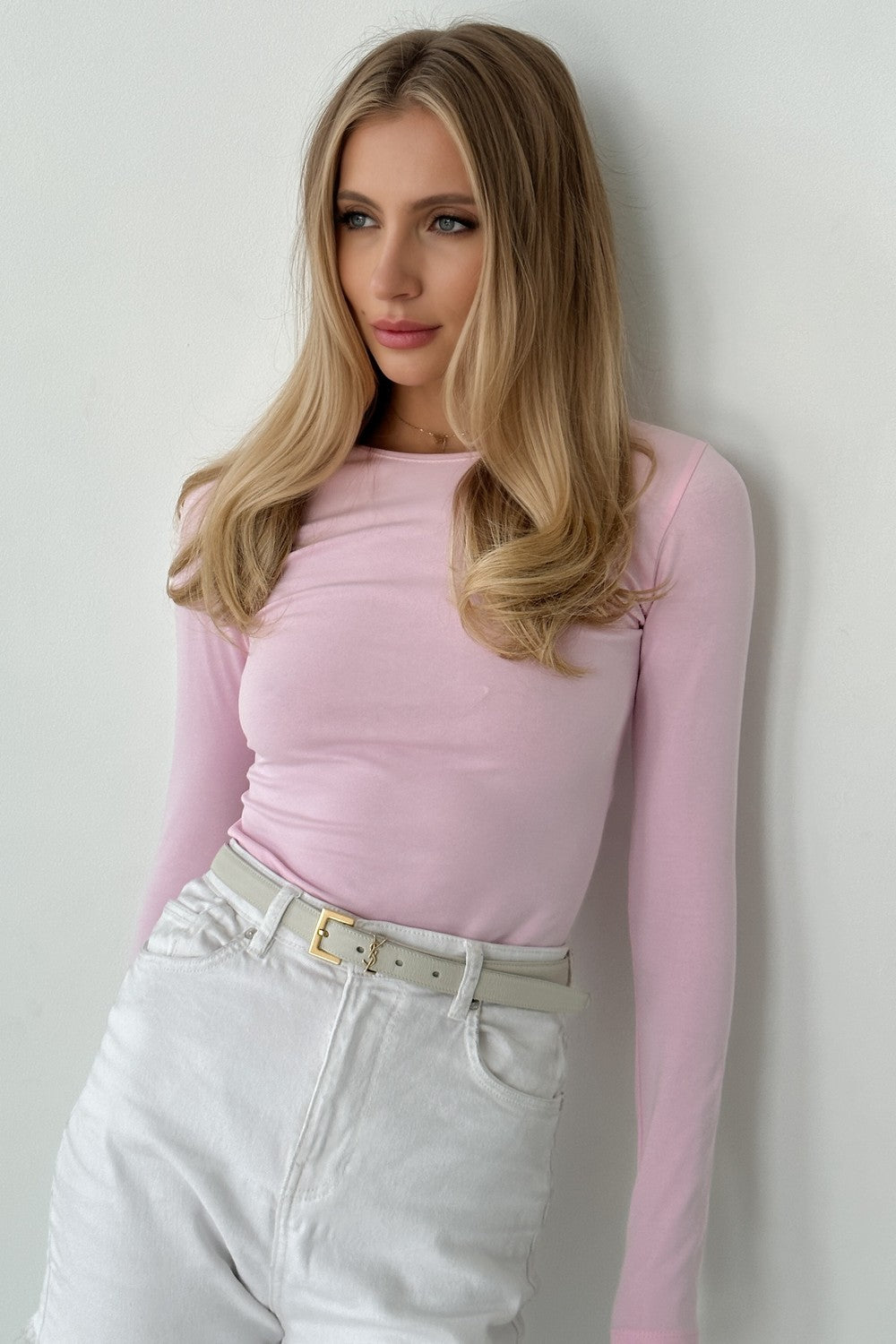 Хлопковый лонгслив WL23804/5 Thursday blue