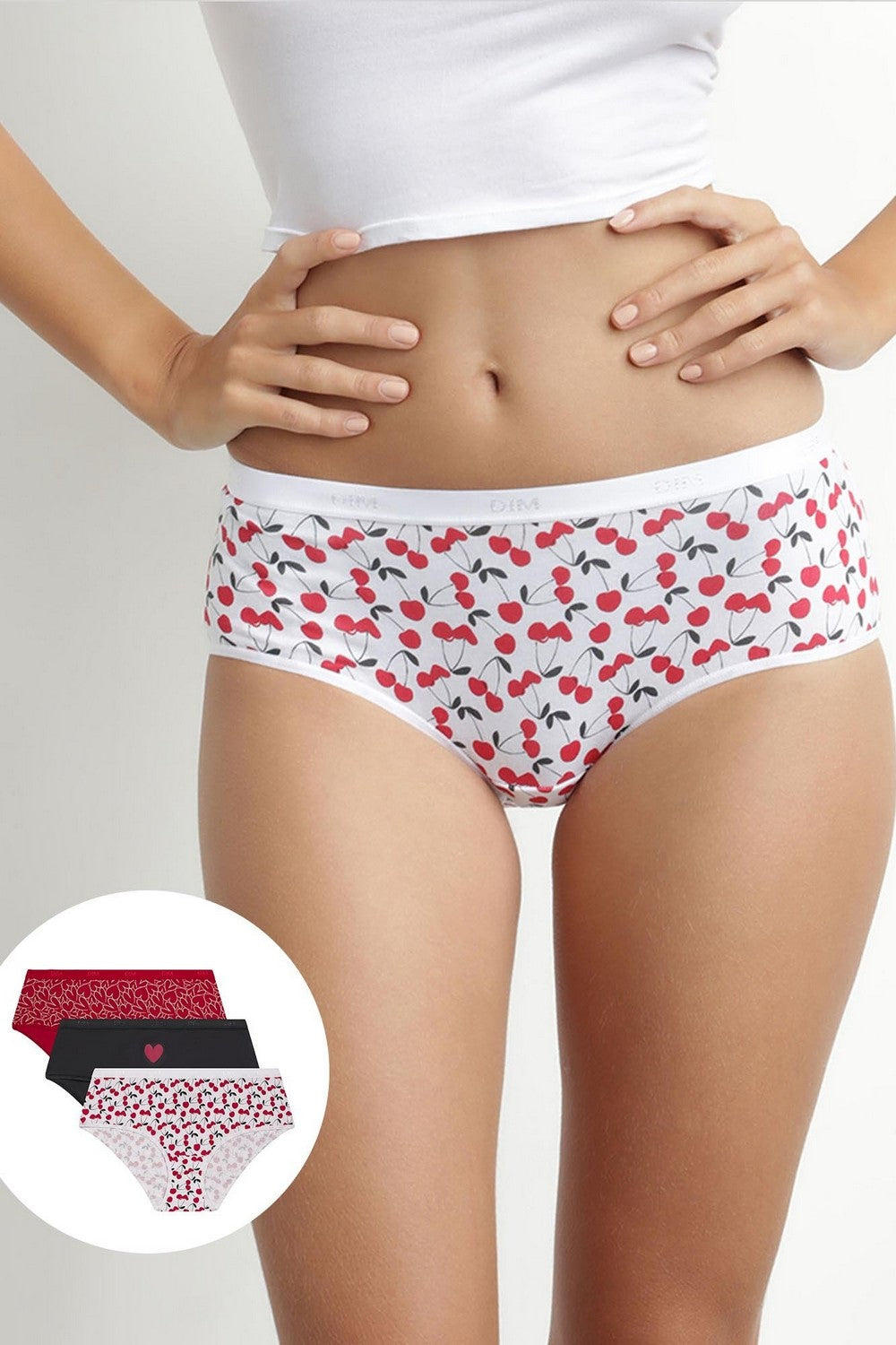 Набор хлопковых шортиков 4C20 Les Pockets Coton (3 шт) dim cheri