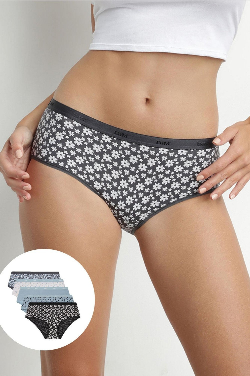 Набор хлопковых шортиков 4C20 Les Pockets Coton (5 шт) bluebell