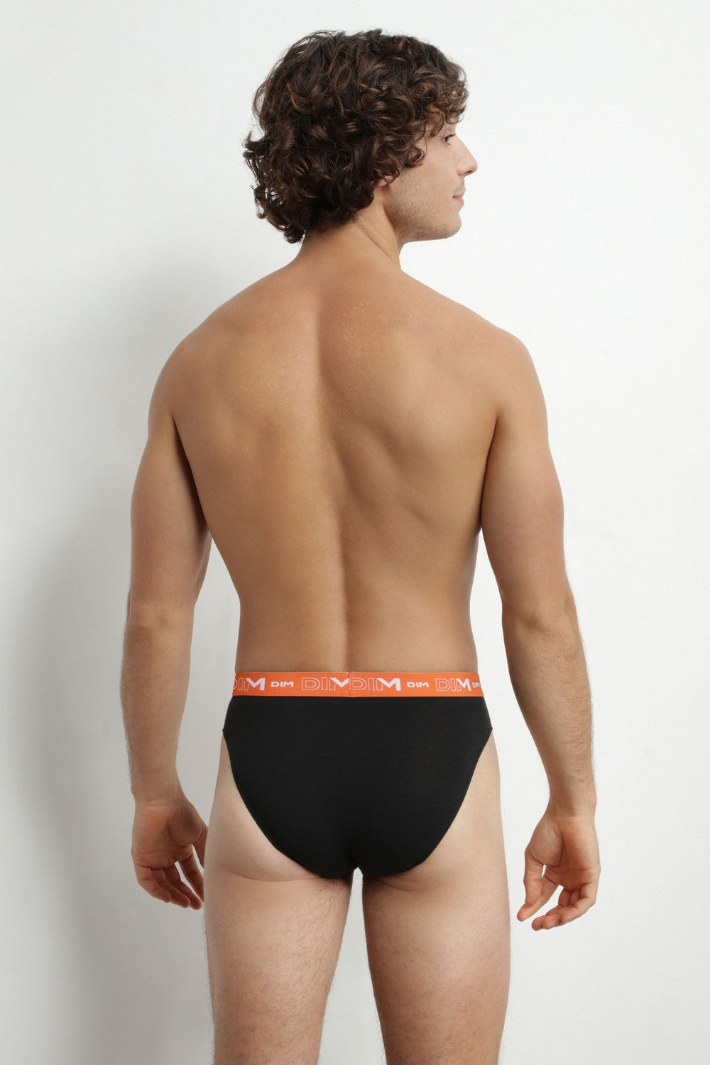 Мужские трусы слип из хлопка 6595 MPK (3 шт.) noir bl./or./vert