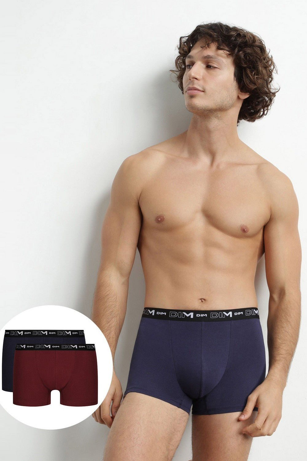 Мужские трусы шорты 6596 MPK (2 шт.) rouge/gris