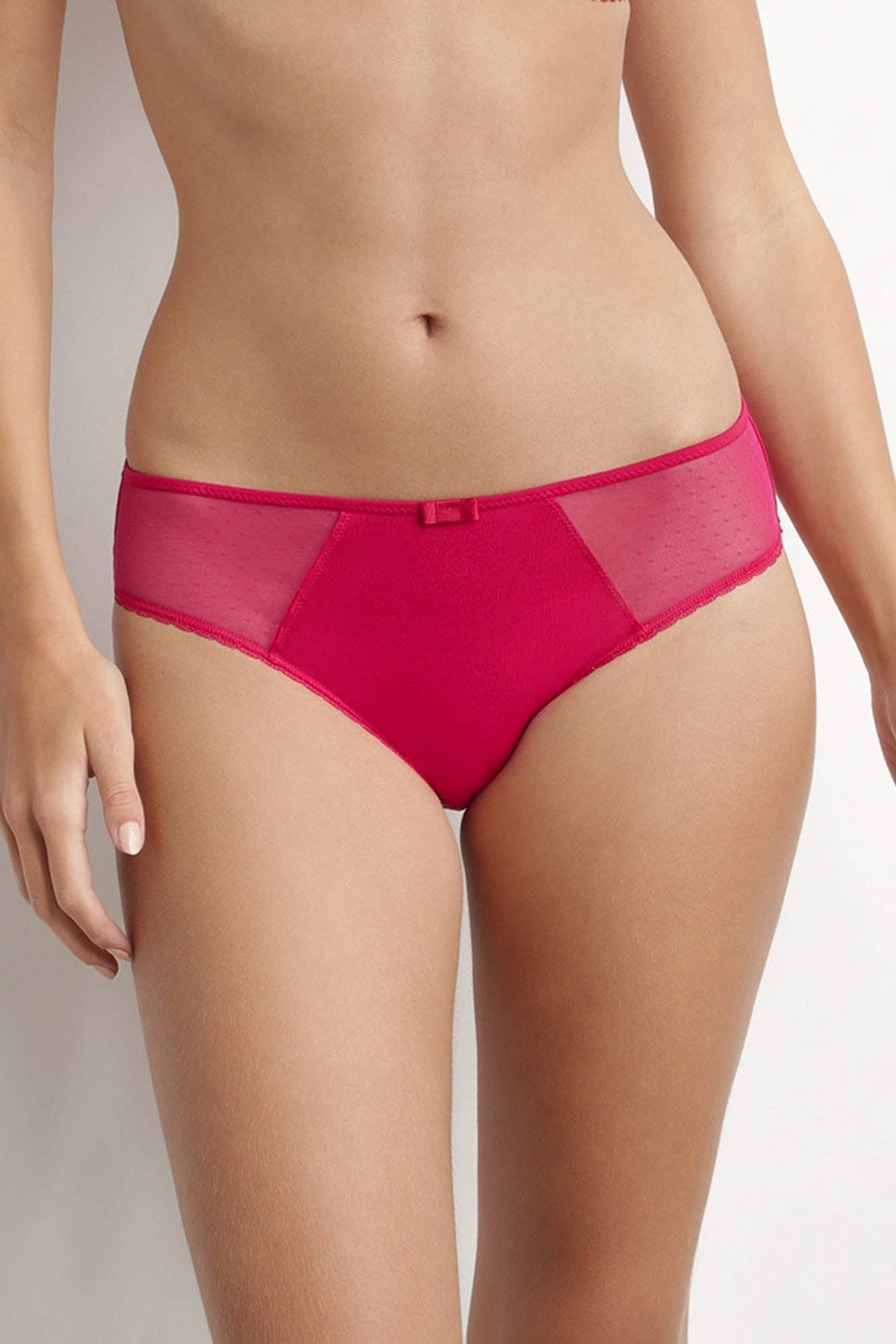 Хлопковые трусики слип D0ASG Generous Coton Bio rouge cerise