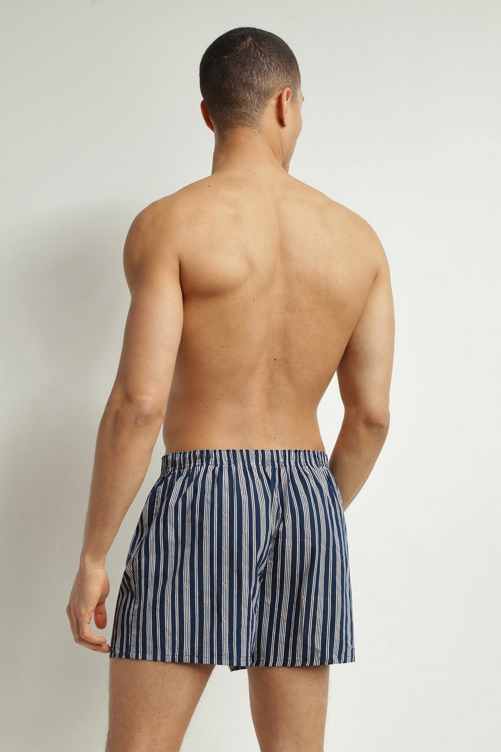 Мужские боксеры из хлопка D0DI6 Good (2 шт.) rayures/indigo