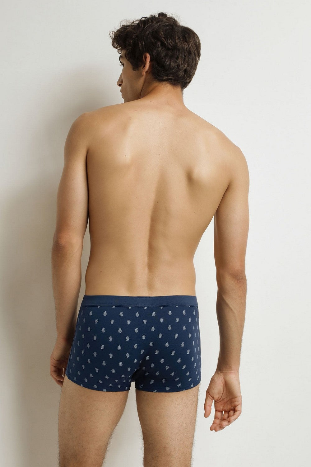 Мужские трусы шорты D0DL2 Classic Coton bleu gout