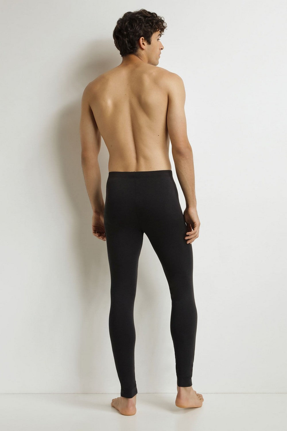 Чоловічі кальсони з бавовни DD41X Thermal black