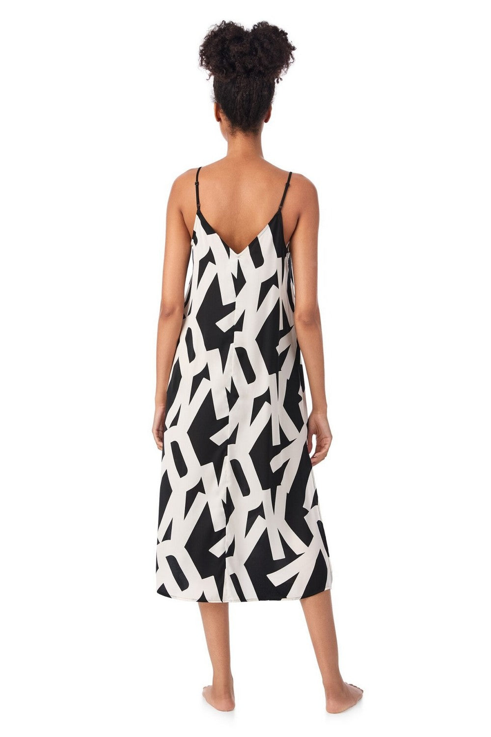 Длинная сорочка с логотипом YI00019 black