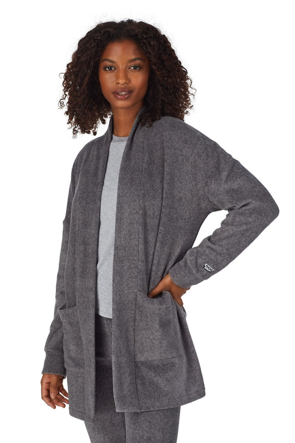 Домашній комплект з кардиганом YI00023 dark grey