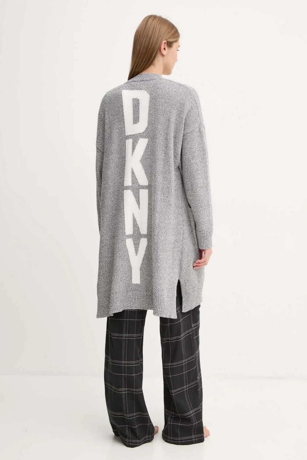 Кардиган с логотипом бренда YI00031 grey