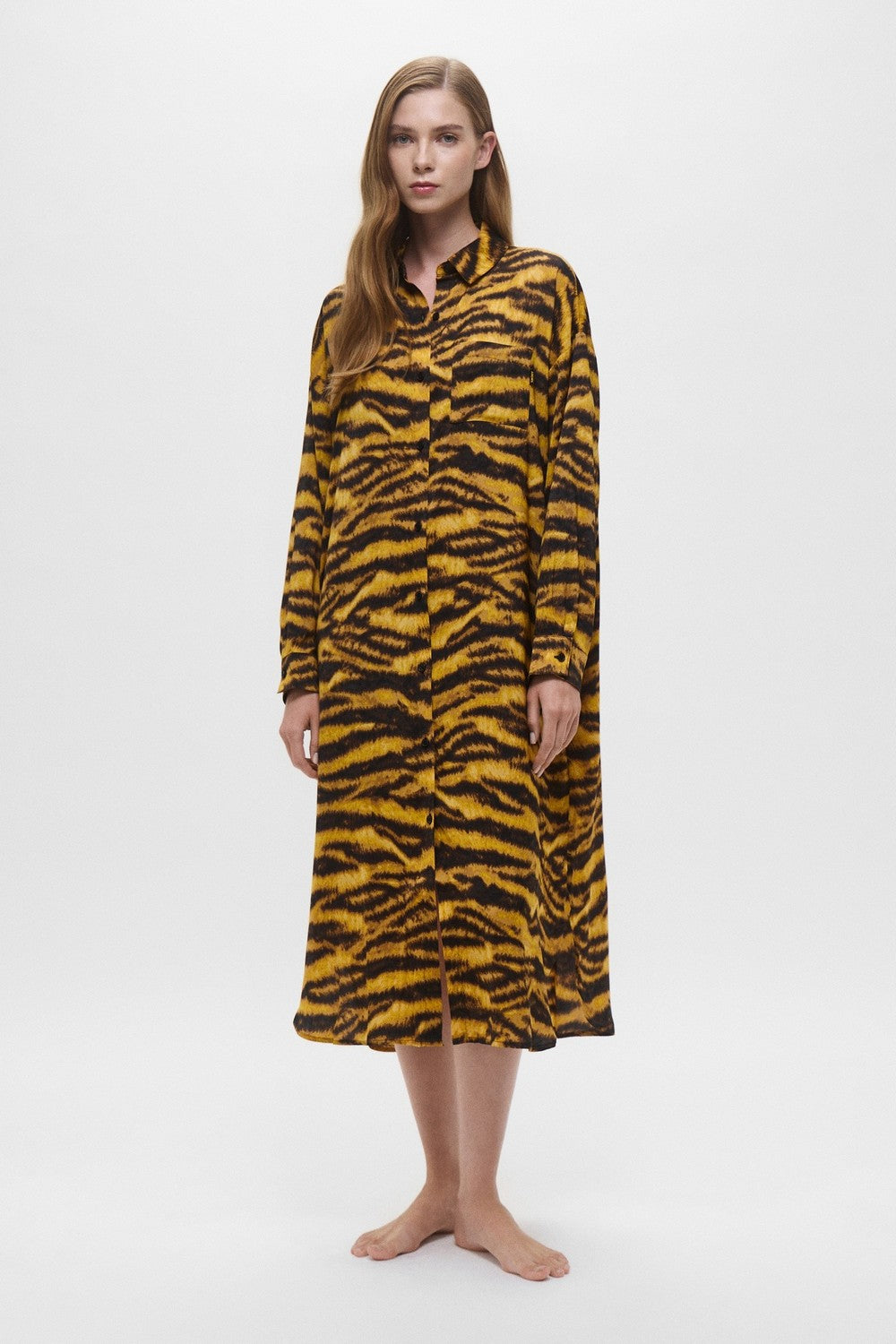 Нічна сорочка з логотипом YI20061 gold/mul