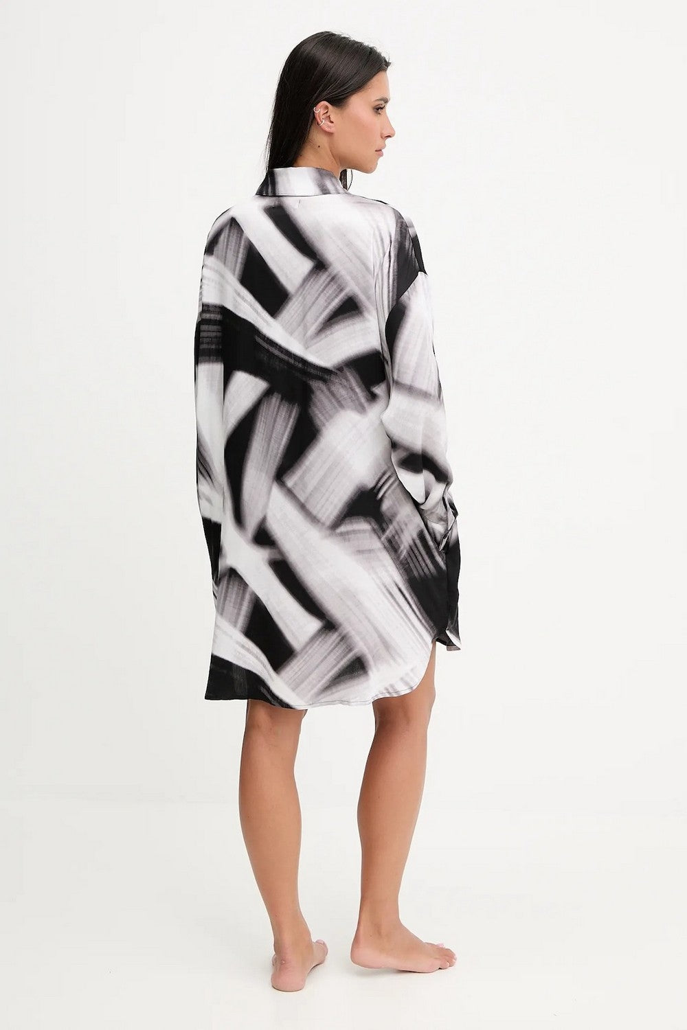 Ночная сорочка из вискозы YI30070 black ray of l