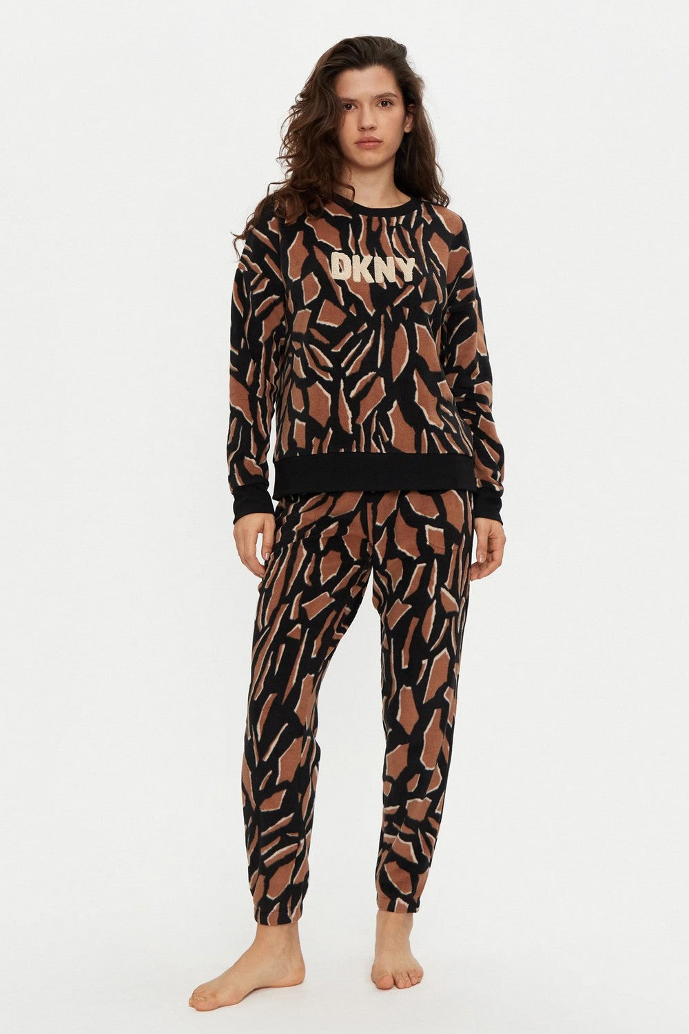 Пижама с принтом YI80028F black