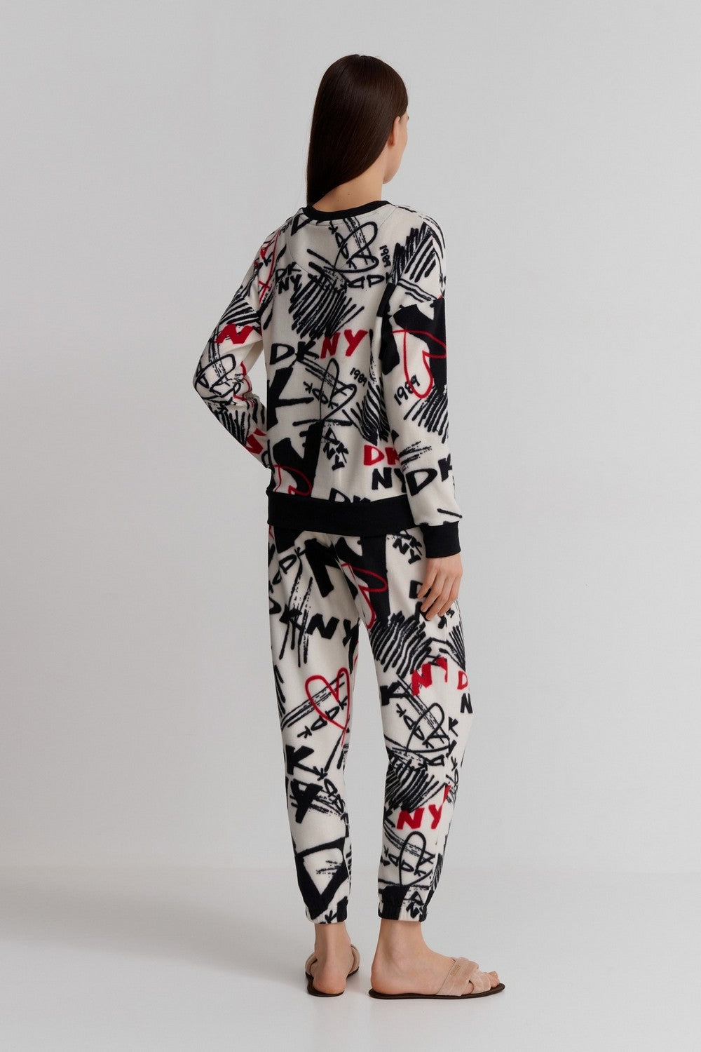 Пижама с принтом YI80028F white multi